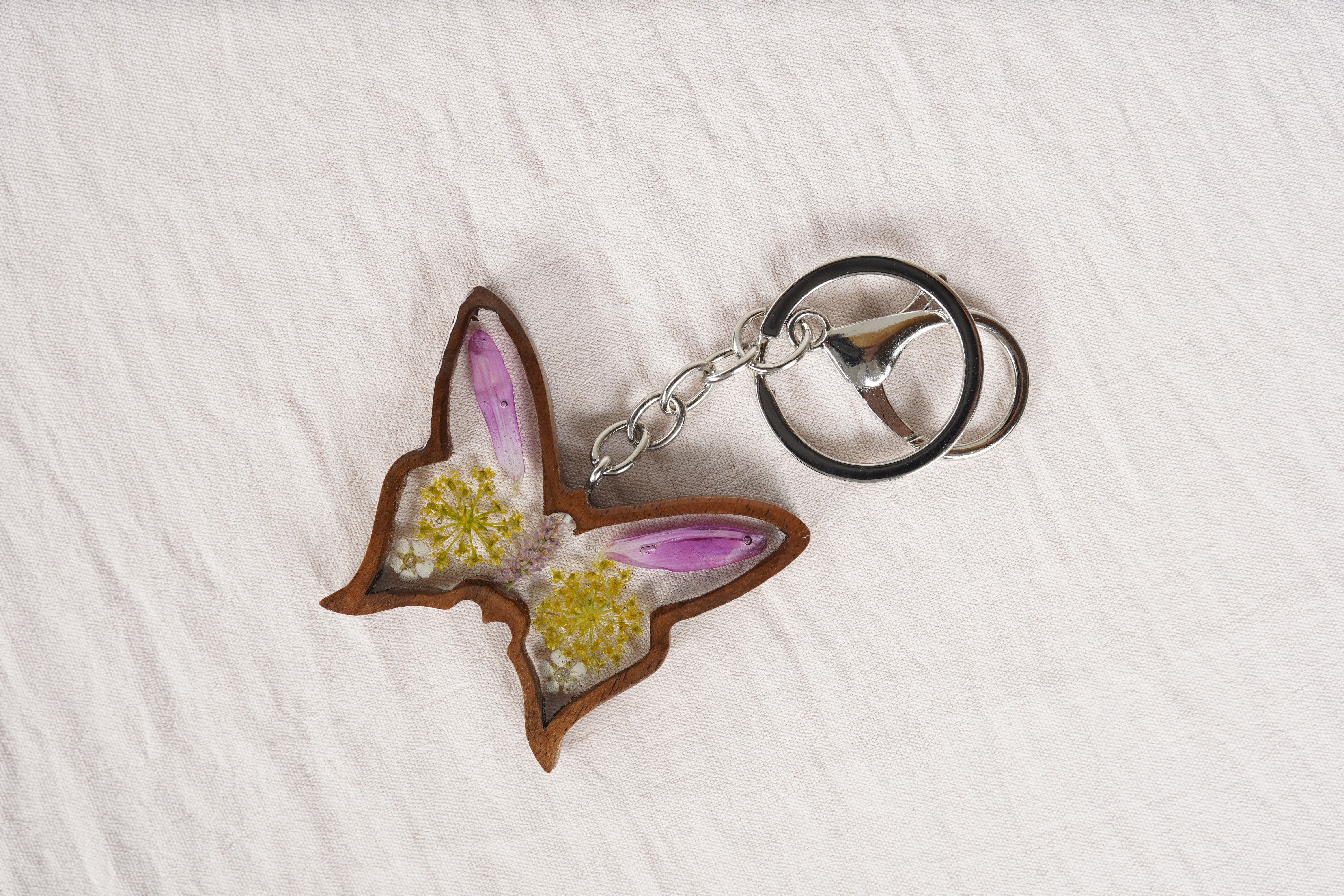 keychain butterfly