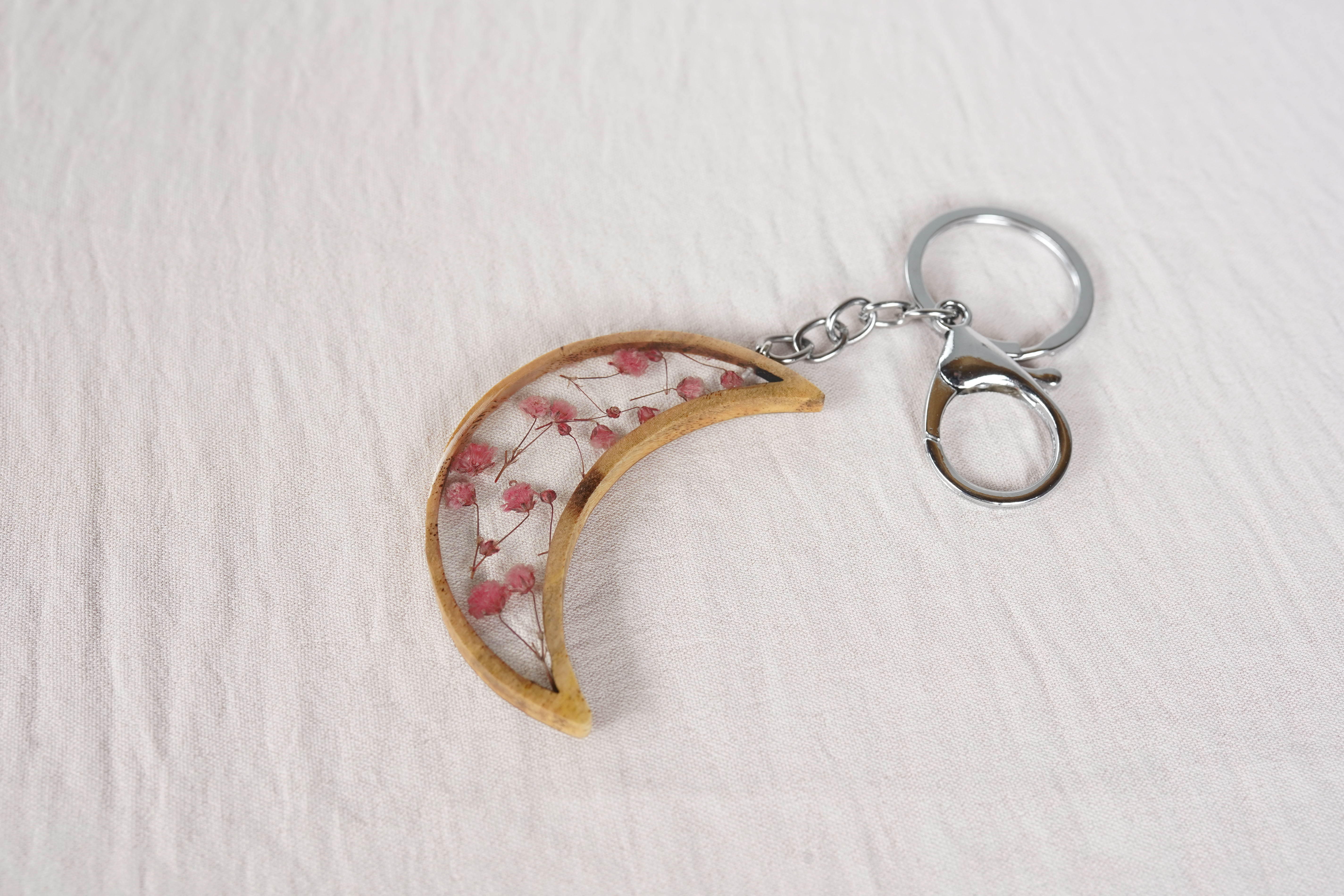 keychain half moon